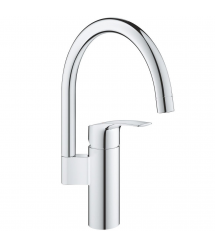 Grohe Смеситель для кухни Via, дл.излива - 183мм, поворотный, 1рычаг, хром