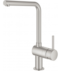 Grohe Смеситель для кухни Vento, дл.излива - 210мм, поворотный, 1рычаг, супер сталь