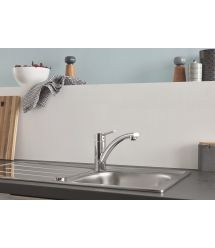 Grohe Смеситель для кухни Swift дл.излива - 227мм, поворотный, 1 рычаг, хром