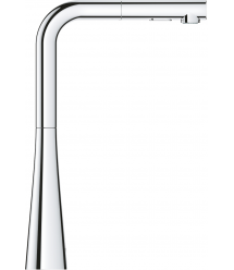 Grohe Смеситель для кухни Scala, дл.излива - 205мм, поворотный/вытяжной, 1рычаг, хром