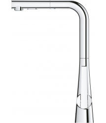 Grohe Смеситель для кухни Scala, дл.излива - 205мм, поворотный/вытяжной, 1рычаг, хром
