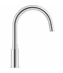 Grohe Смеситель для кухни QuickFix Start Flow, дл.излива - 215мм, поворотный/вытяжной, 1рычаг, хром