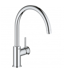 Grohe Смеситель для кухни QuickFix Start Classic, дл.излива - 223мм, поворотный, 1рычаг, хром