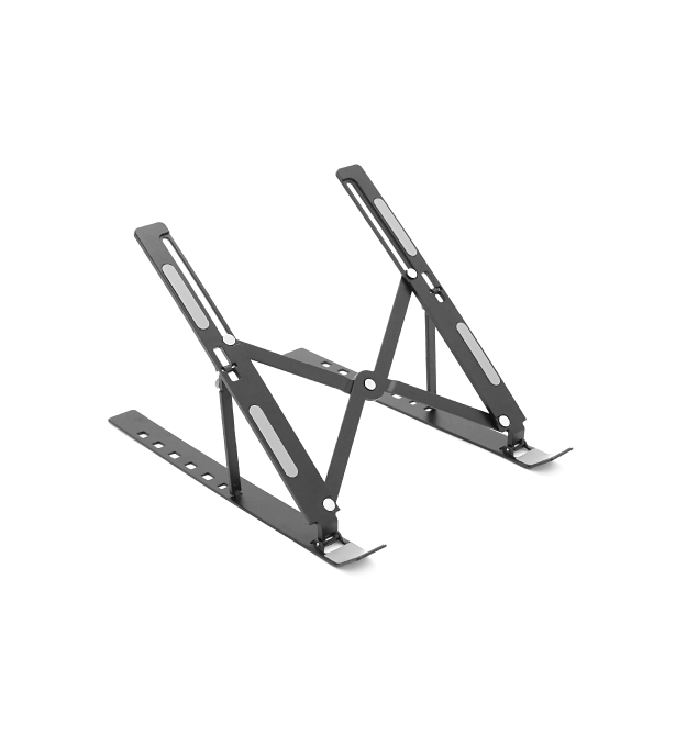 Підставка під ноутбук - планшет SG-002 складана - трансформер, до 17&apos, алюміній, колір чорний, чохол, 240*190*150 мм, 0,288