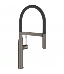Grohe Смеситель для кухни Essence, дл.излива - 240мм, поворотный/гибкий, 1рычаг, графит