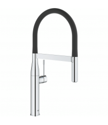 Grohe Смеситель для кухни Essence, дл.излива - 240мм, поворотный, гибкий, 1 рычаг, хром