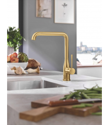 Grohe Смеситель для кухни Essence, дл.излива - 220мм, поворотный, 1рычаг, матовый прохладный восход солнца