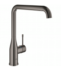 Grohe Смеситель для кухни Essence, дл.излива - 220мм, поворотный, 1рычаг, графит
