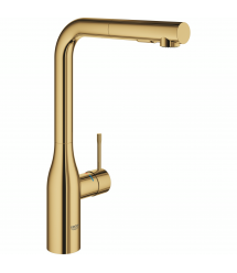 Grohe Смеситель для кухни Essence, дл.излива - 204мм, поворотный/вытяжной, 1рычаг, матовый теплый закат