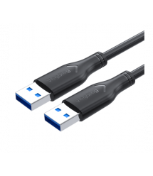 Кабель VEGGIEG V-U336, AM - AM, USB3.0, Gray, довжина 1,5м, Box