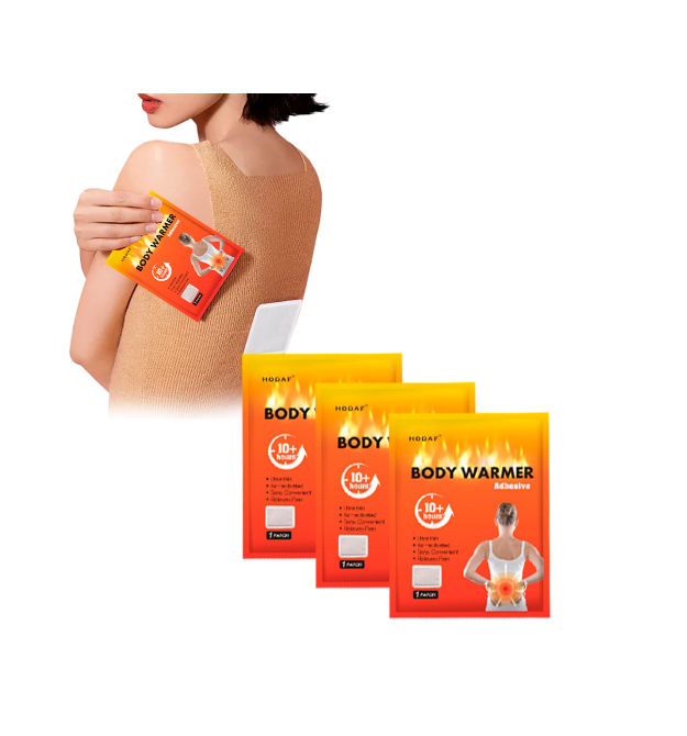 Хімічна грілка-пластир для тіла Body Warmer, до 10-ї години тепла, 1 шт. в упаковці