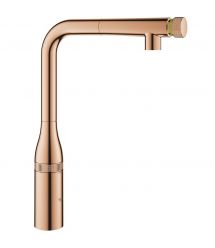 Grohe Смеситель для кухни Essence Smart Control, дл.излива - 199мм, поворотный/вытяжной, вентиль/кнопка, теплый закат