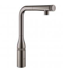Grohe Смеситель для кухни Essence Smart Control, дл.излива - 199мм, поворотный/вытяжной, вентиль/кнопка, графит