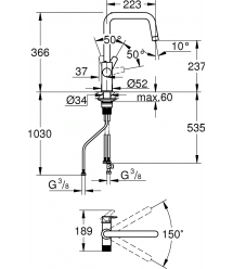 Змішувач для кухні Grohe Blue Pure Start (30595DC0)