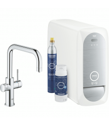 Grohe Смеситель для кухни Blue Home, дл.излива - 223мм, поворотный, 1 рычаг + сенсор, хром