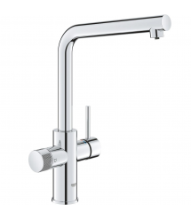 Grohe Смеситель для кухни Blu Pure Minta, дл.излива - 221мм, поворотный, 2в1, хром
