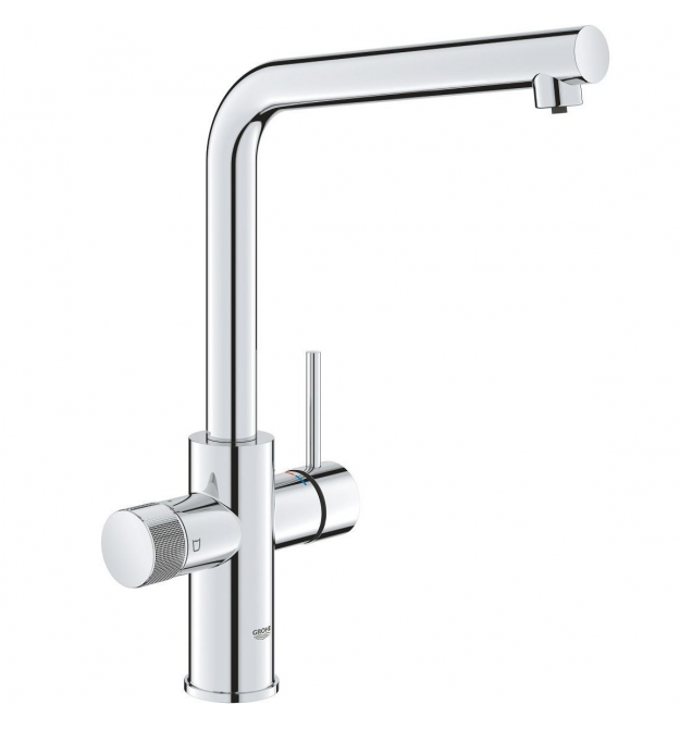 Grohe Смеситель для кухни Blu Pure Minta, дл.излива - 221мм, поворотный, 2в1, хром
