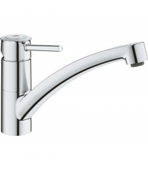 Grohe Смеситель для кухни BauClassic, дл.излива - 231мм, поворотный, 1рычаг, хром