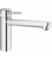 Grohe Смеситель для кухни BauClassic, дл.излива - 222мм, поворотный, 1рычаг, хром