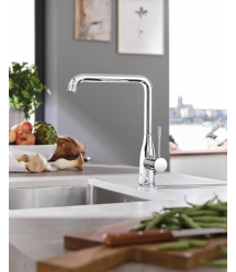 Grohe Смеситель для кухни Accent, дл.излива - 220мм, поворотный, 1рычаг, хром