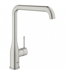 Grohe Смеситель для кухни Accent, дл.излива - 220мм, поворотный, 1рычаг, супер сталь