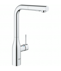 Grohe Смеситель для кухни Accent, дл.излива - 204мм, поворотный/вытяжной, 1рычаг, хром