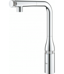 Grohe Смеситель для кухни Accent Smart Control, дл.излива - 199мм, поворотный/вытяжной, вентель/кнопка, хром