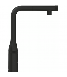 Grohe Смеситель для кухни Accent Smart Control, дл.излива - 199мм, поворотный, вытяжной, вентиль + кнопка, фантомный черный