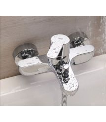 Grohe Смеситель для ванны Get дл. излива - 164мм, неповоротный, 1 рычаг, хром