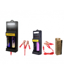 Портативний HUB ZS-12 - 5 з крокодилами на 5*USB2.0 (3А-5A), 2осередки-АА, led, живлення 12В, Black, Box
