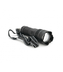 Ліхтар пошуковий YEMAO YM-G501 LED PM60, 4 режими, індикація заряду, живлення від 4*18650, IP65, USB кабель, 245х195х90мм, 1,235