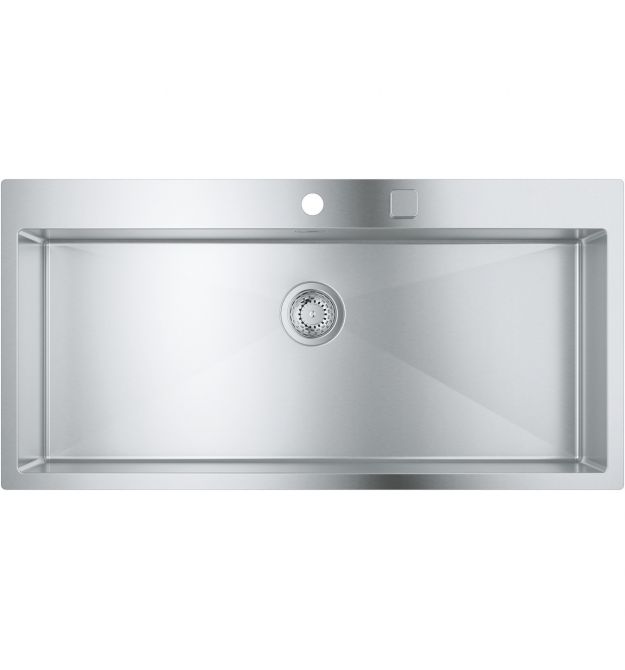 Grohe Мойка кухонная K800, нерж.сталь, прямоугольная, без крыла, 1024x510x200мм, чаша - 1, врезная, нержавеющая сталь
