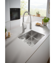 Grohe Мойка кухонная K700U, нерж.cталь, прямоуг., без крыла, 550x450x200мм, чаша - 1, универсальная, нержавеющая сталь