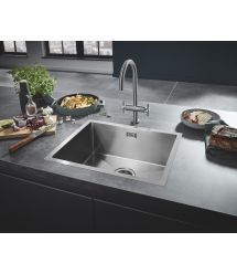Grohe Мойка кухонная K700, нерж.cталь, прямоуг., без крыла, 550x450x200мм, чаша - 1, универсальная, нержавеющая сталь