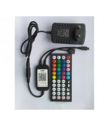 RGB контролер, 5-24В, для 5050 cmd led, блютуз, пульт інфрачервоний, музичний контроль, мобільний телефон, ІЧ-порт, роз&aposєм R