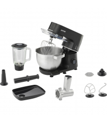 Gorenje Кухонная машина 1000Вт, дисплей, чаша-металл, корпус-металл+пластик, насадок-7, черный