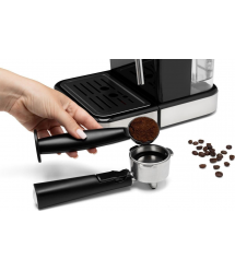 Gorenje Кофеварка рожковая 1.5л, молотый, ручной капучинатор, нерж