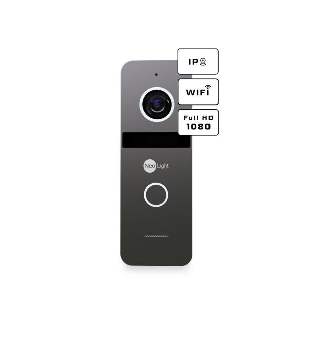 Вызывающая IP видеопанель домофона NeoLight Solo IPW Graphite