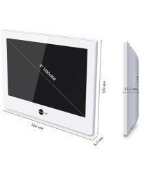 Комплект Wi-Fi IP-видеодомофон 8 дюймов и вызывной панели NeoLight Solo IPW Graphite