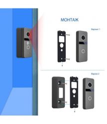 Комплект Wi-Fi IP-видеодомофон 8 дюймов и вызывной панели NeoLight Solo IPW Black Graphite