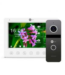 Комплект видеодомофона NeoLight Kappa+ HD WF 7 дюймов и вызывной панели NeoLight Solo Graphite