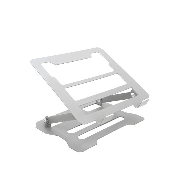 Підставка під ноутбук - планшет L018(стандарт) складана, до 17&apos, алюміній, колір срібло, 245*225*30 мм, 1,5 кг
