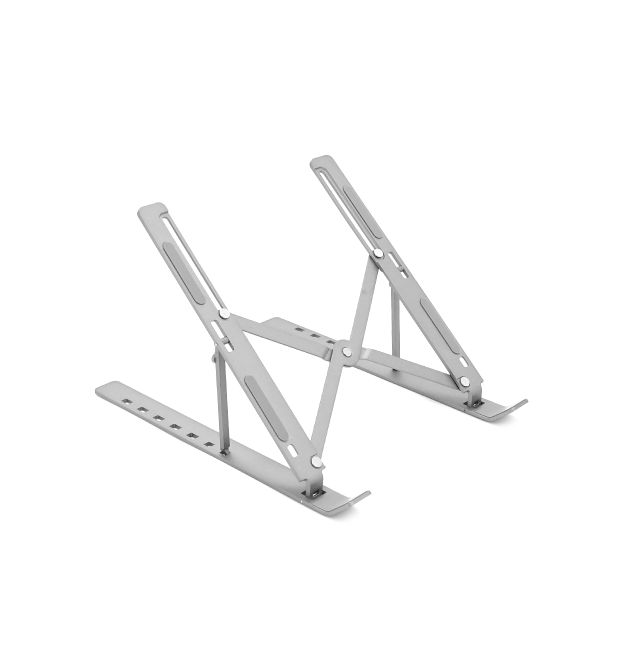 Підставка під ноутбук - планшет N3 складана - трансформер, до 17&apos, алюміній, колір сірий, чохол, 244*163*61.5 мм, 0,242 кг