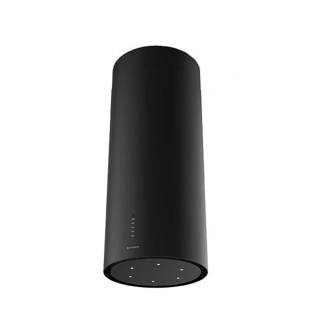 Faber Вытяжка купольная, 37см, 1136м.куб/ч, Cylindra Plus Bk Matt A37, черный матовый