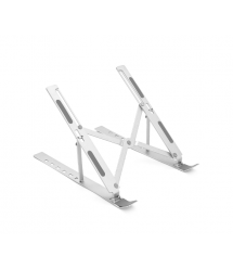 Підставка під ноутбук - планшет SG-002 складана - трансформер, до 17&apos, алюміній, колір срібло, чохол, 240*190*150 мм, 0,288