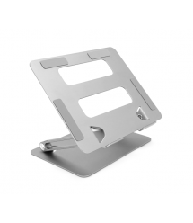 Підставка під ноутбук - планшет L303 складана, до 17&apos, алюміній, колір сірий, 265*218*50 мм, 0,75 кг