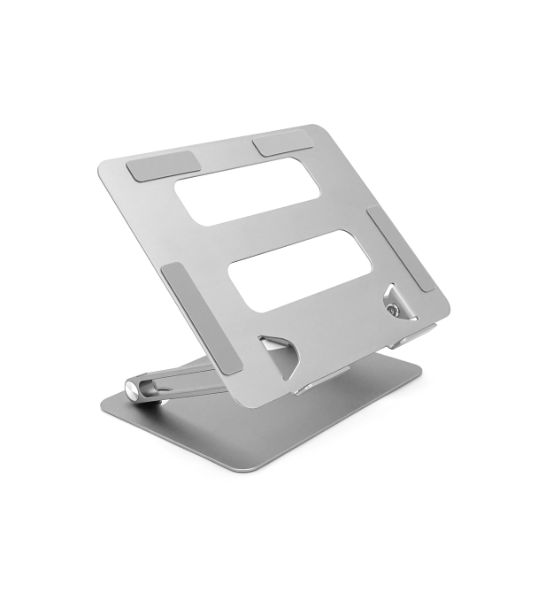 Підставка під ноутбук - планшет L303 складана, до 17&apos, алюміній, колір сірий, 265*218*50 мм, 0,75 кг