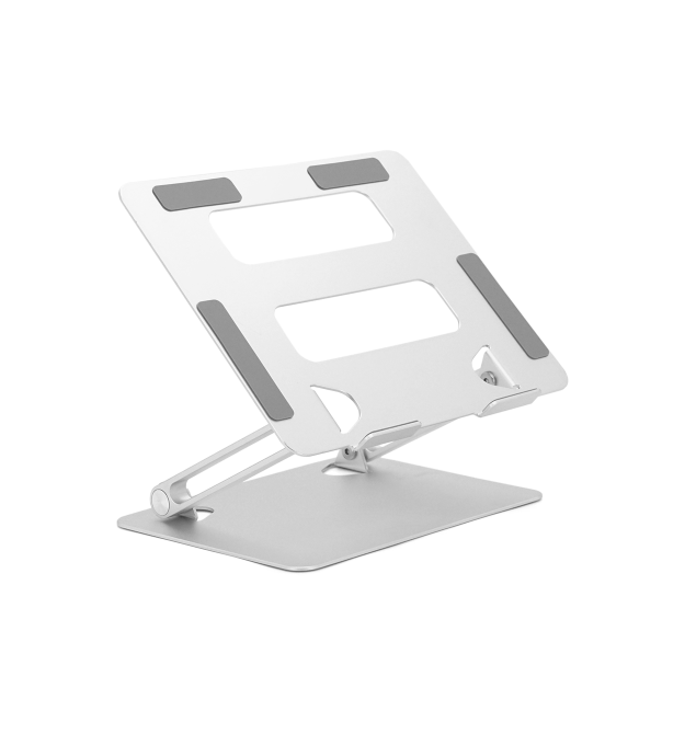 Підставка під ноутбук - планшет L303 складана, до 17&apos, алюміній, колір срібло, 265*218*50 мм, 0,75 кг