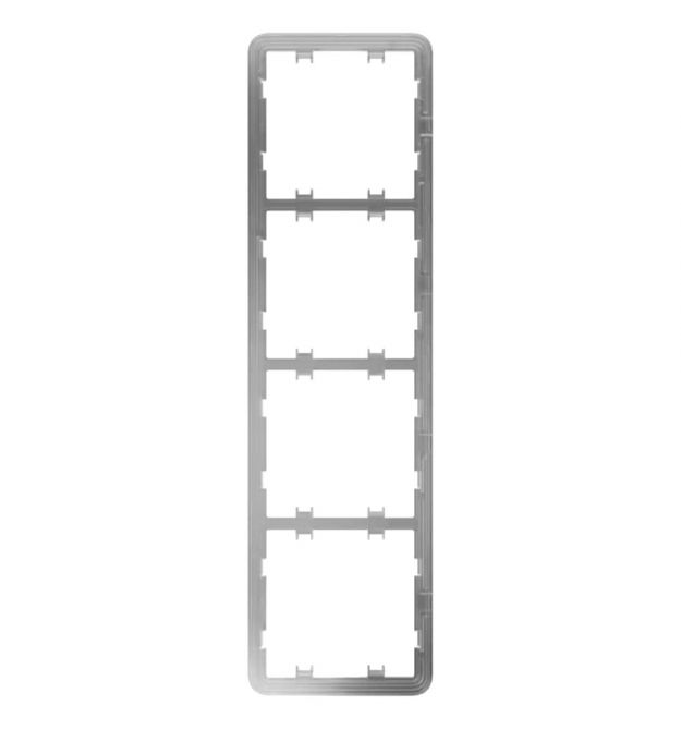 Рамка для четырех выключателей Ajax Frame (4 seats) vertical [55] ASP