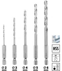 Einhell Набор сверл, универсальный, 2-8мм, 16 шт, кейс